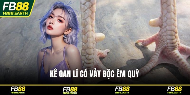Kê gan lì có vảy độc ém quý